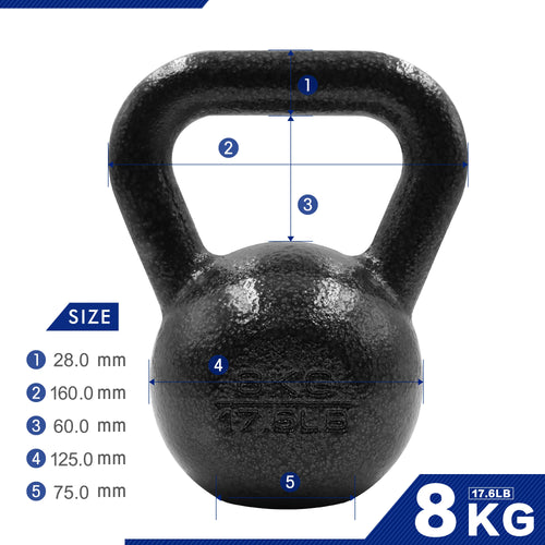For Home Gym Fitness & Weight Training 4kg Cast Iron Black Eco-friendly