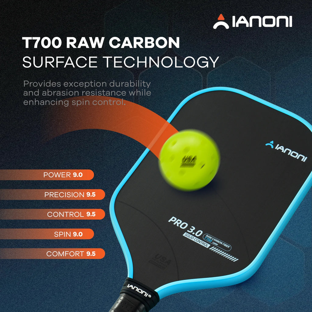 Caston Sports PRO 3.0 Pickleball Paddle T700 Carbon Fiber