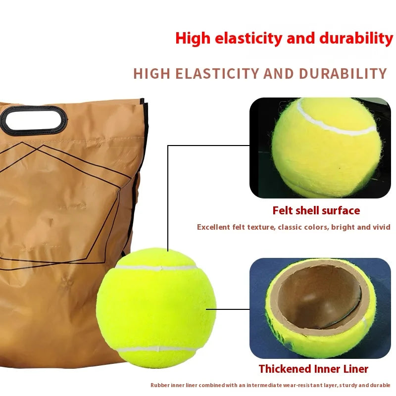 High Quality ITF Approved Padel Balls Premium Durable Pressureless Wool Tennis Balls Sports Beach Tennis Ball Made Natural