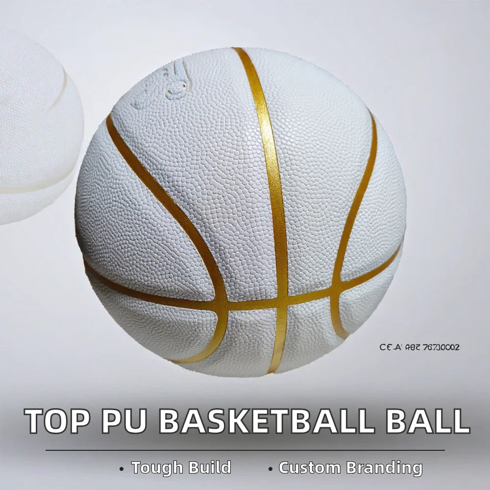 Premium Official Size 7 Basketball PU Natural Rubber