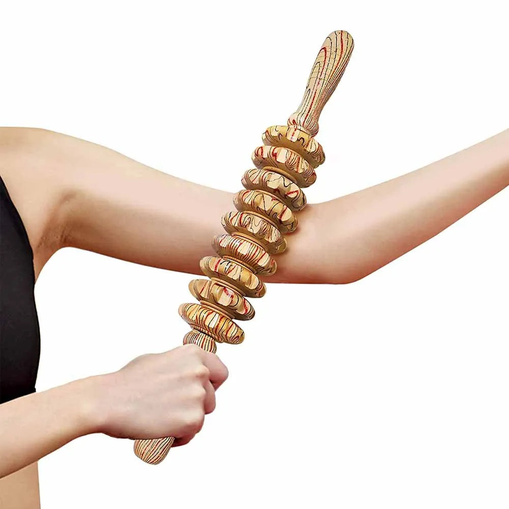 CoreRoll Wooden Muscle Roller