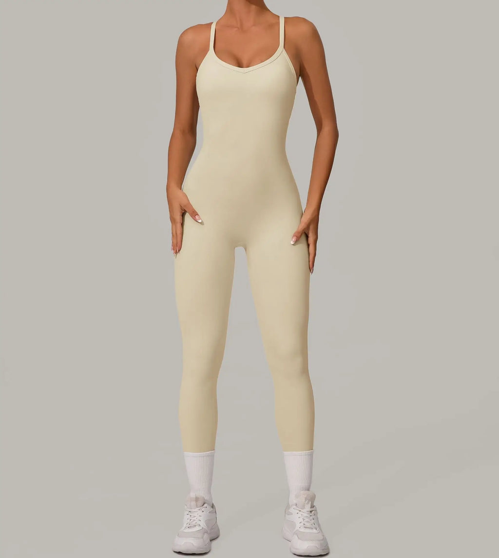 Pulse Women's Backless Yoga Jumpsuit