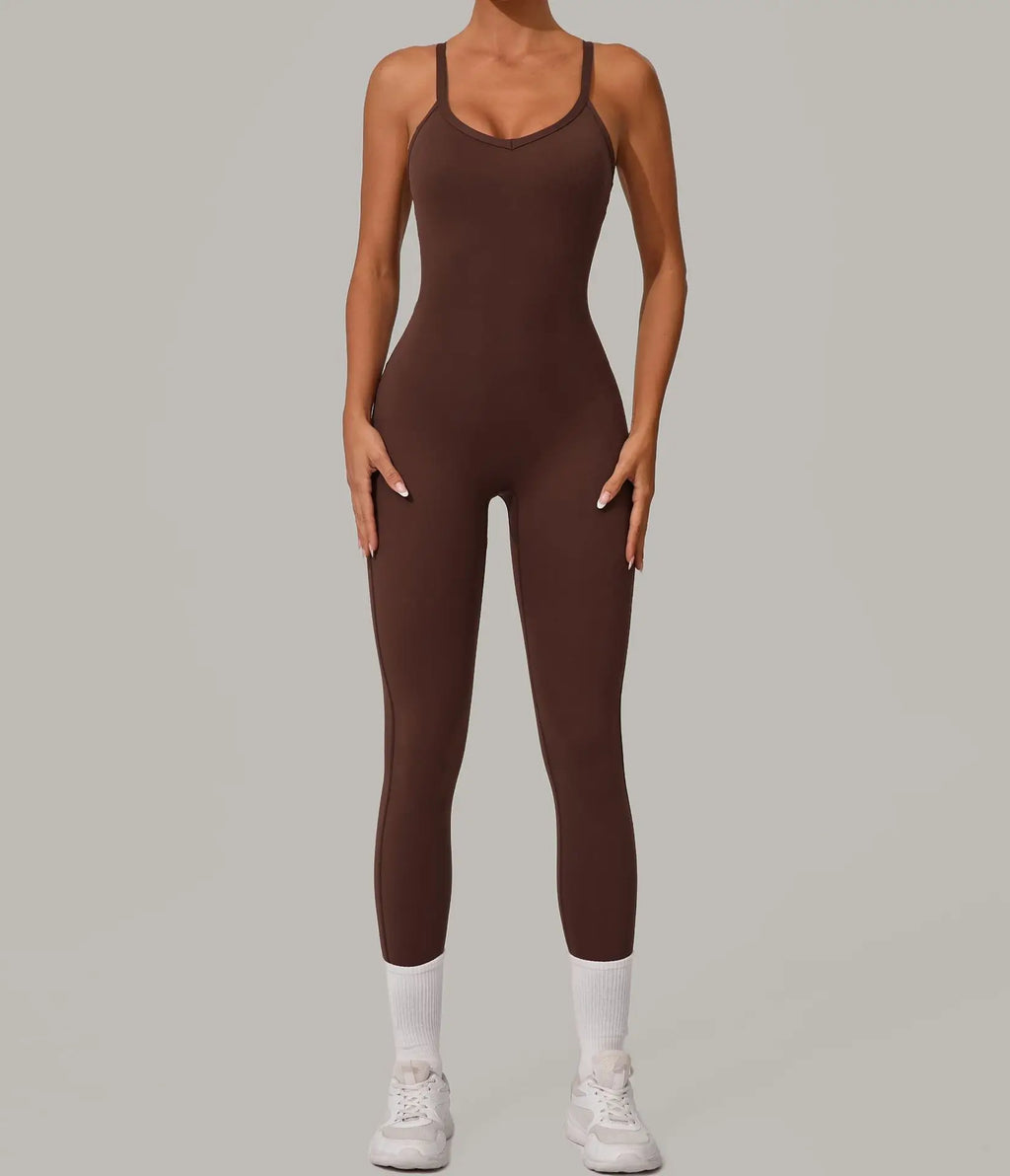 Pulse Women's Backless Yoga Jumpsuit