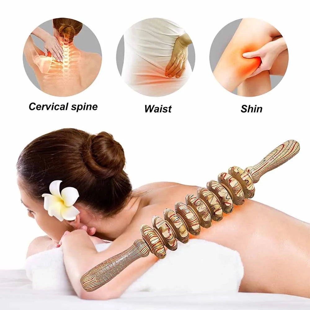 CoreRoll Wooden Muscle Roller