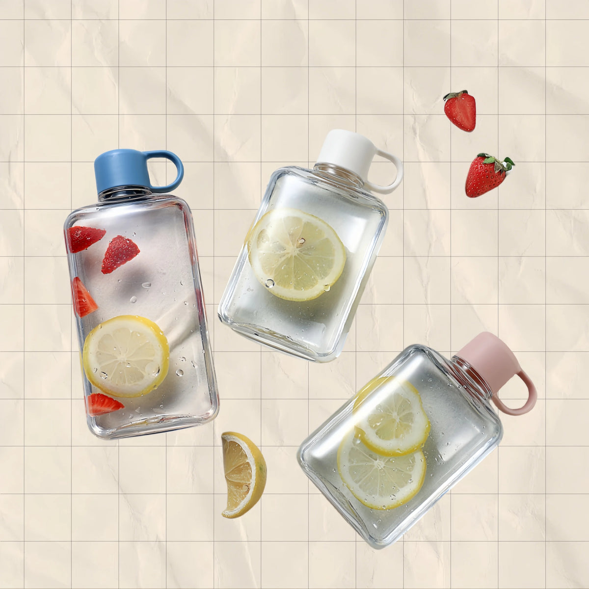 Pulse Flat Travel Water Bottle