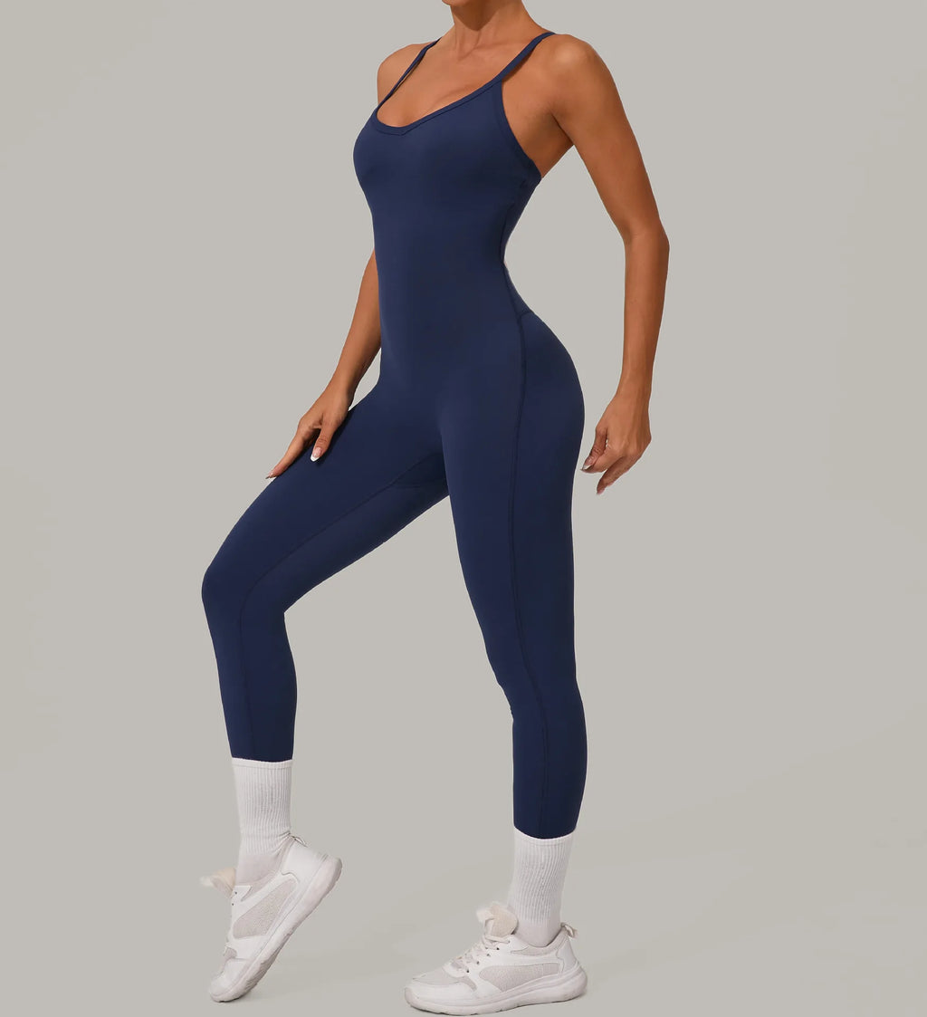 Pulse Women's Backless Yoga Jumpsuit