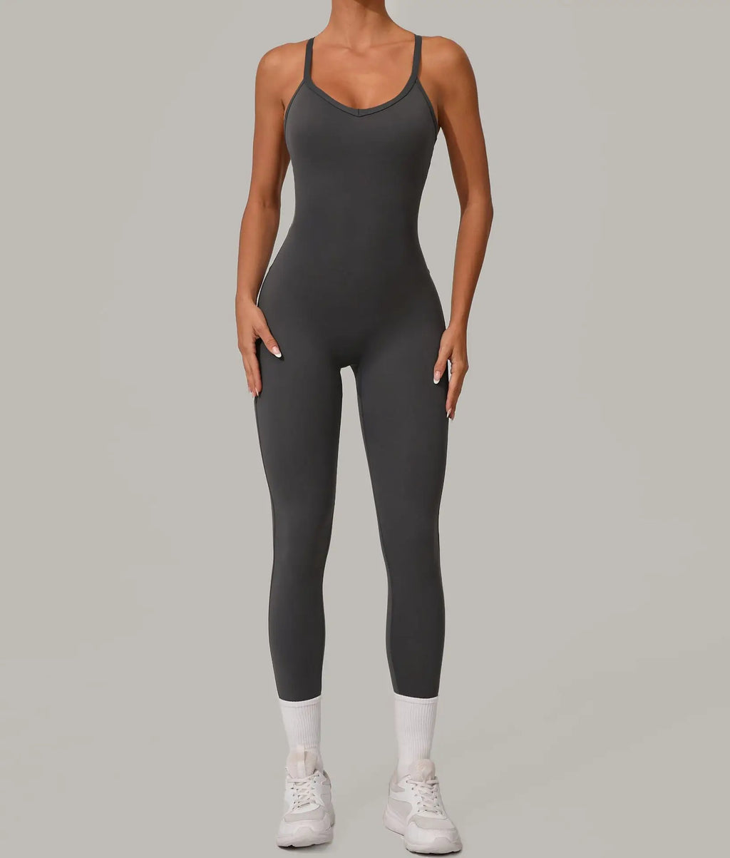 Pulse Women's Backless Yoga Jumpsuit