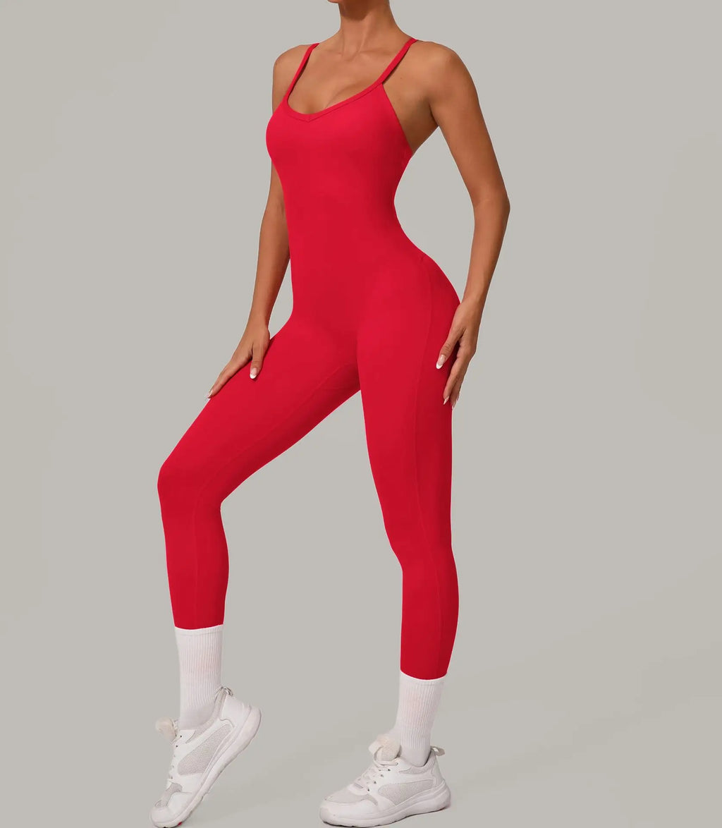 Pulse Women's Backless Yoga Jumpsuit