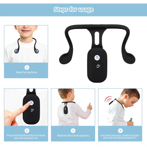 Posture Trainer worn discreetly under clothing for all-day back support