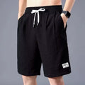 Lce Silk Shorts Men'S Thin Sports Cropped Pants Loose Straight Leg Cool Breathable New Fashion Trend Casual XL-XXXL