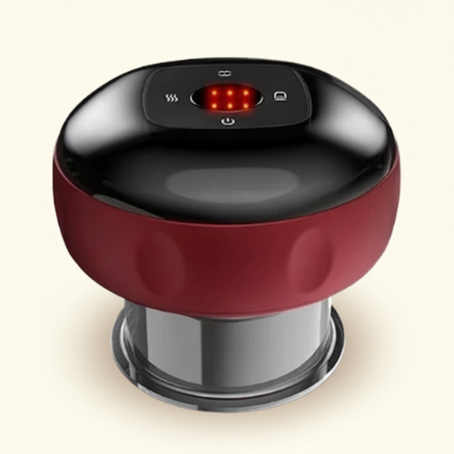 Heated Cupping Massager, cordless with adjustable suction and heat